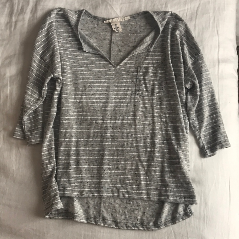 Label of Graded Goods Quarter Length Sleeve Shirt